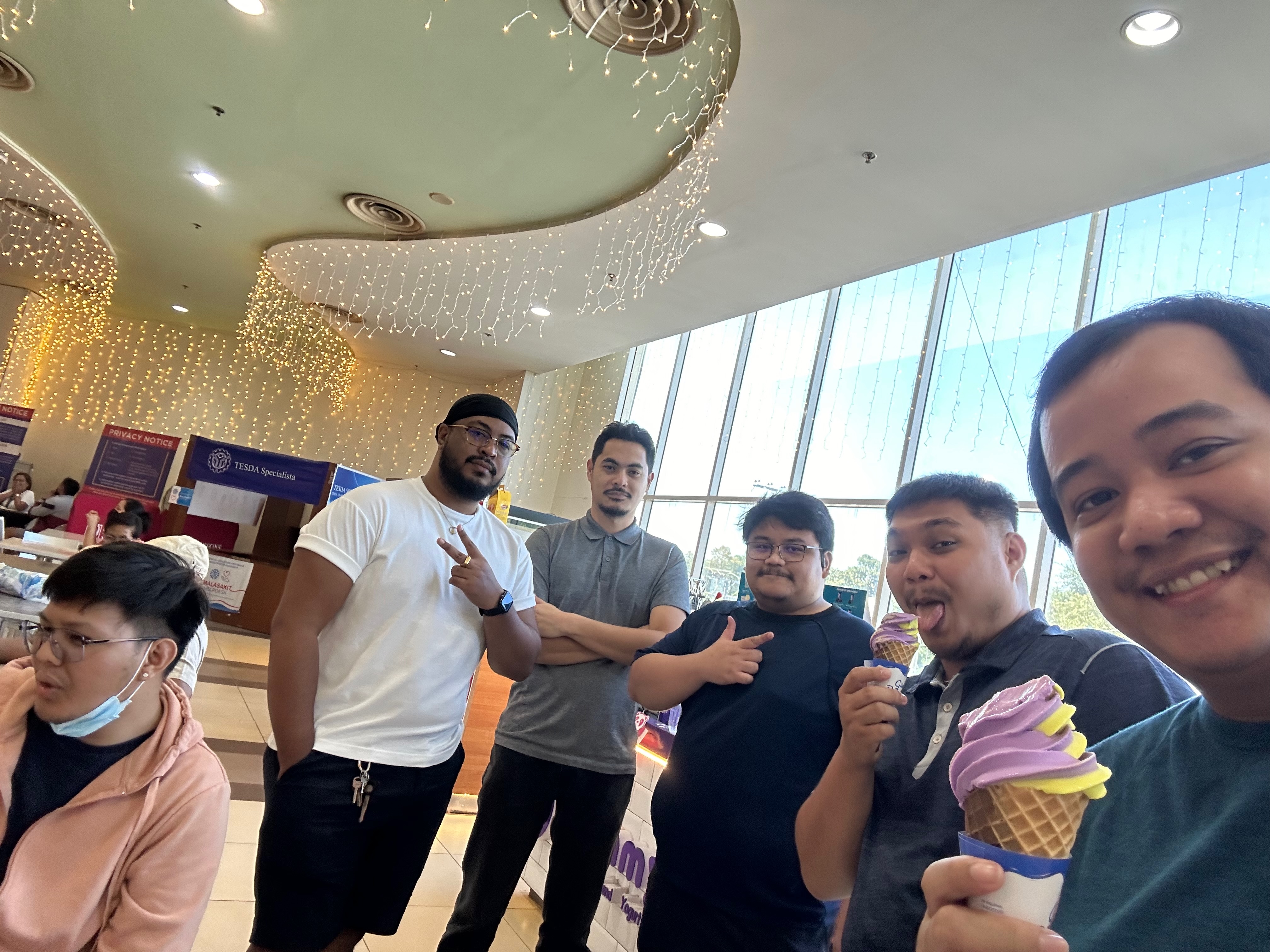 Asa at a company event