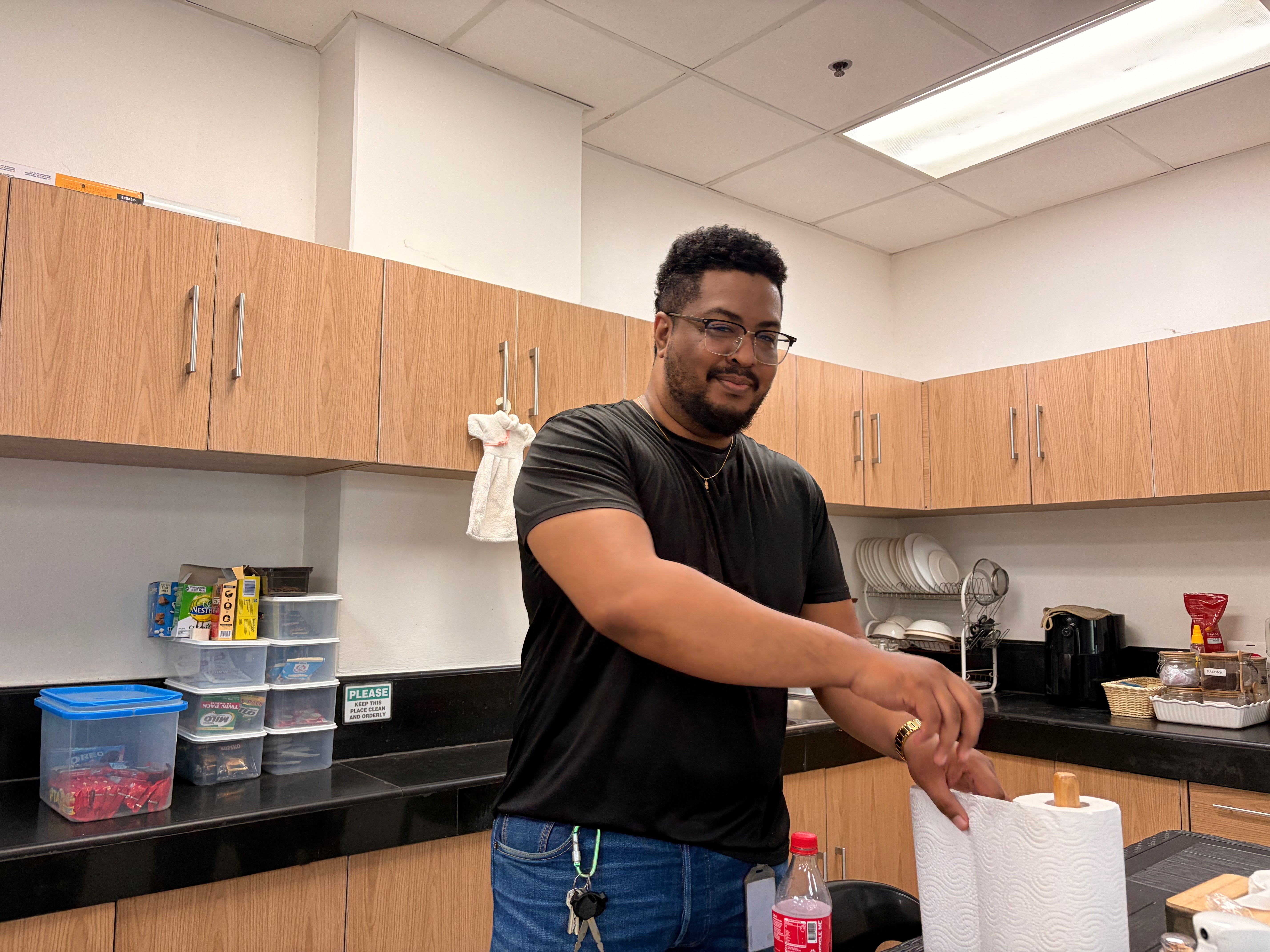 Asa working on a challenging project