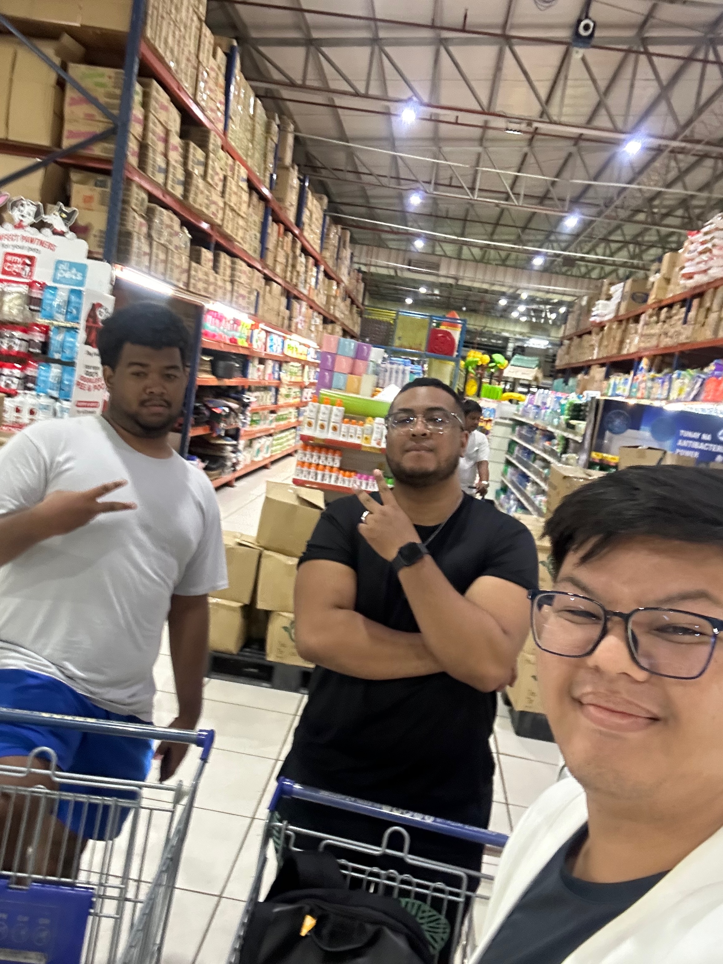 Asa with the development team